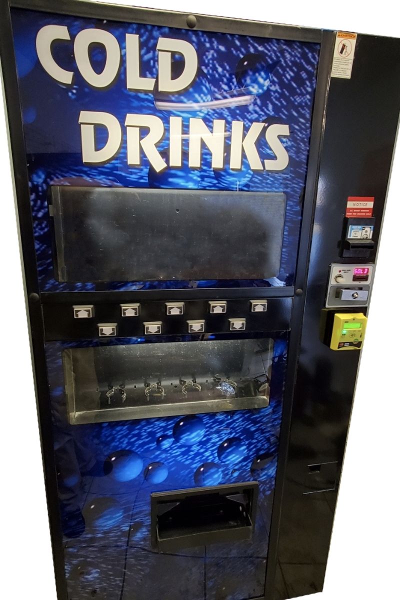 Dixie Narco 501E Beach Scene Front Drink Vending Machine For Sale In Florida - Foto 11